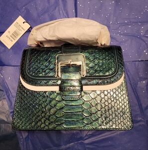 Brahmin Sm Hallie Evergreen Kalopsia NWT Women's Satchel